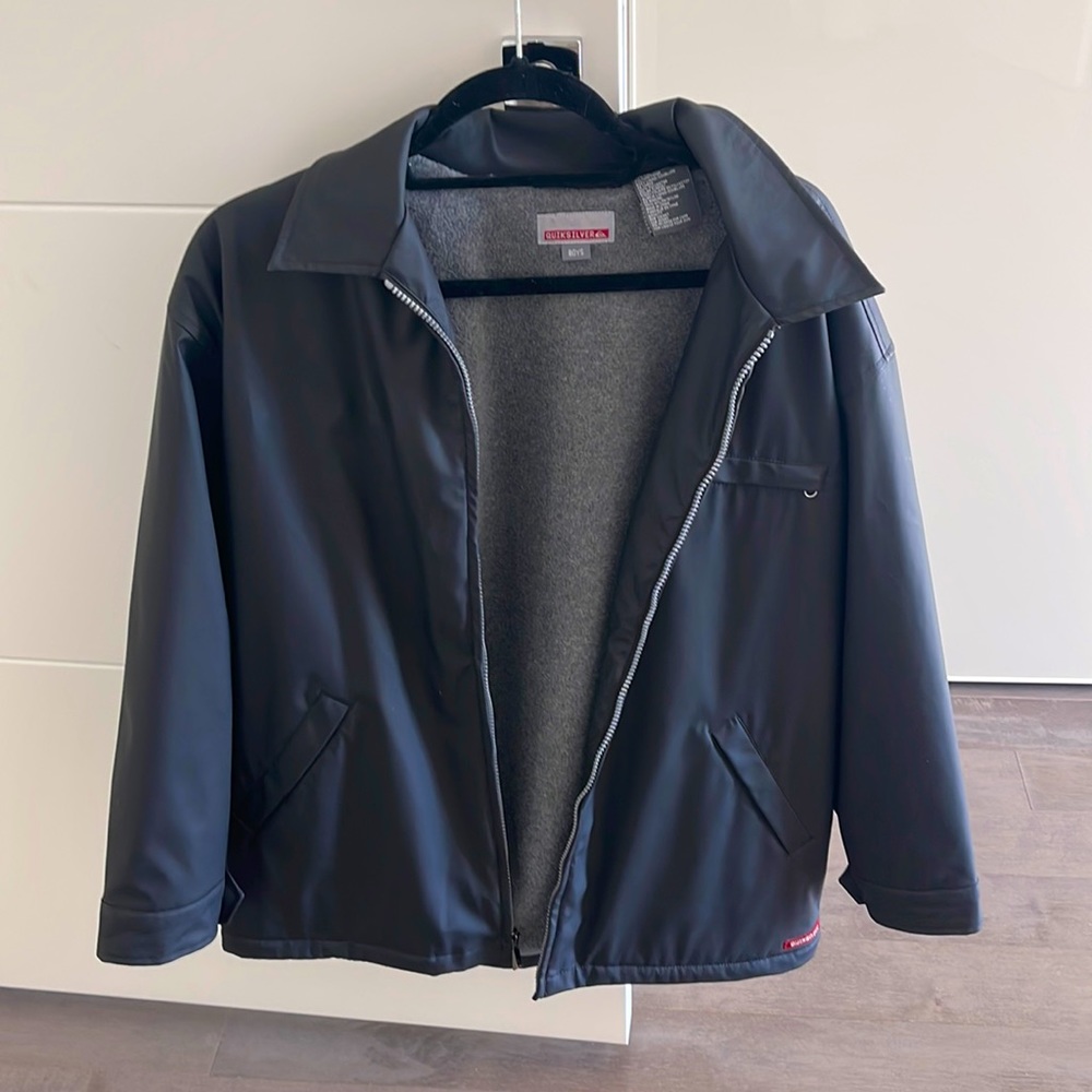 Boys XL Quicksilver lined jacket